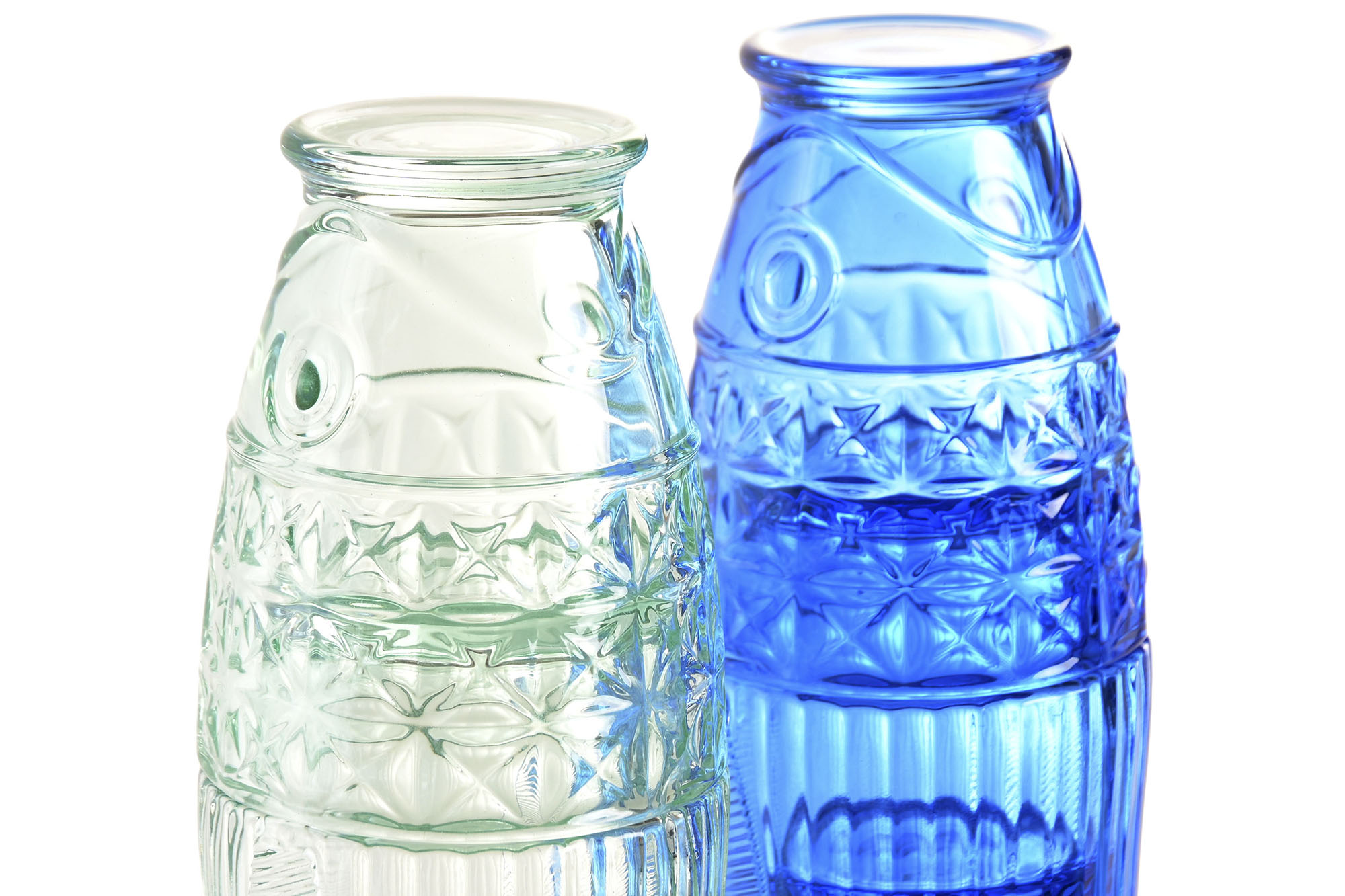 FISH AZUL- Set de 4 vasos apilables - Imagen 4