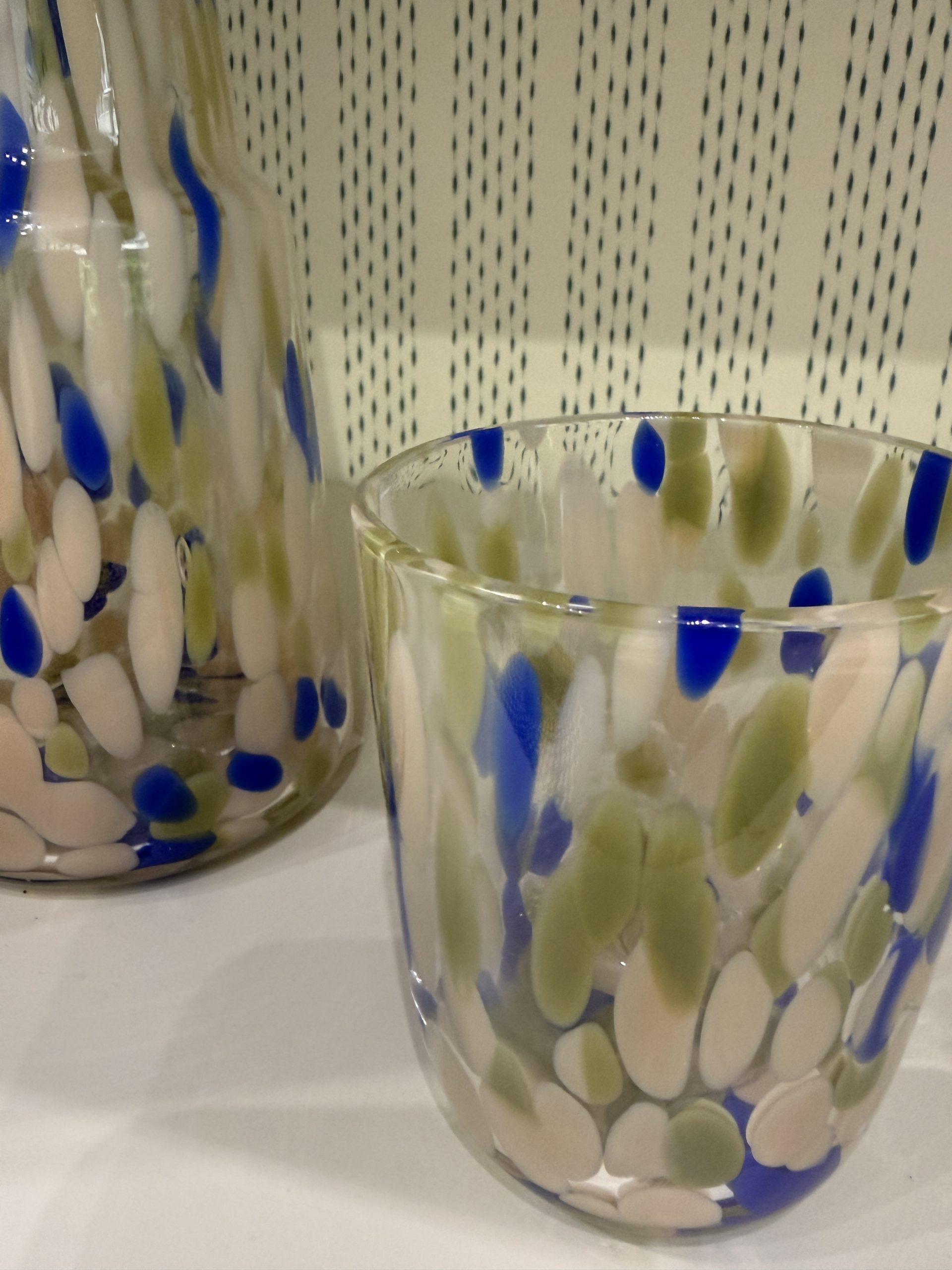 MOTAS AZUL- Jarra + vaso - Imagen 4