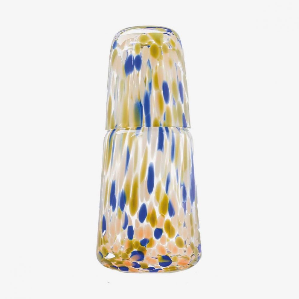 MOTAS AZUL- Jarra + vaso
