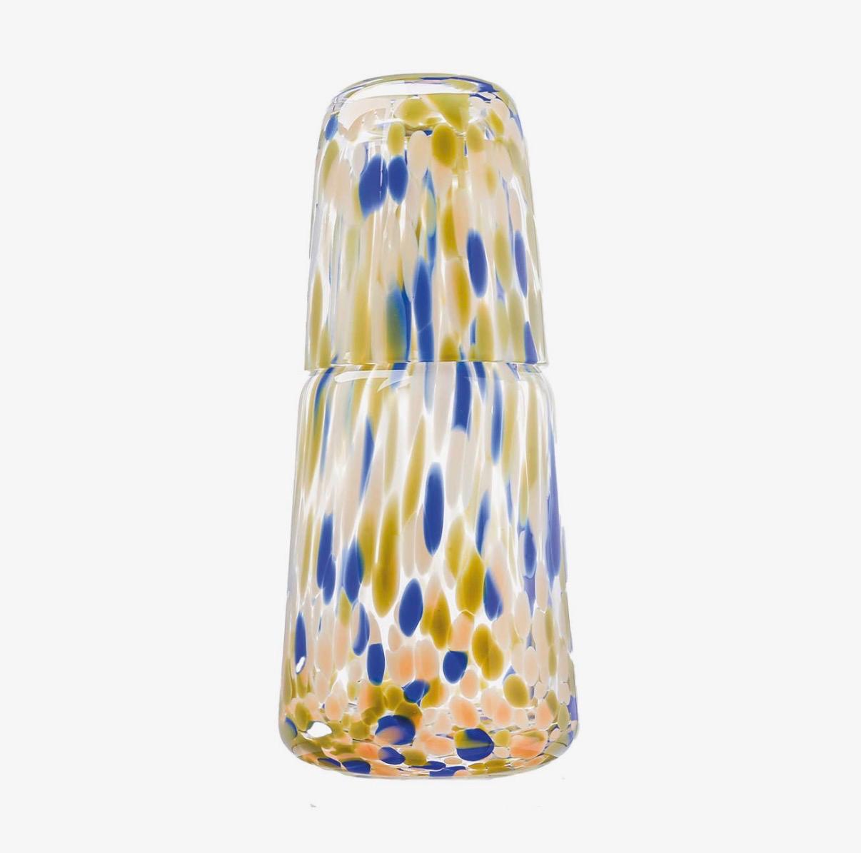 MOTAS AZUL- Jarra + vaso