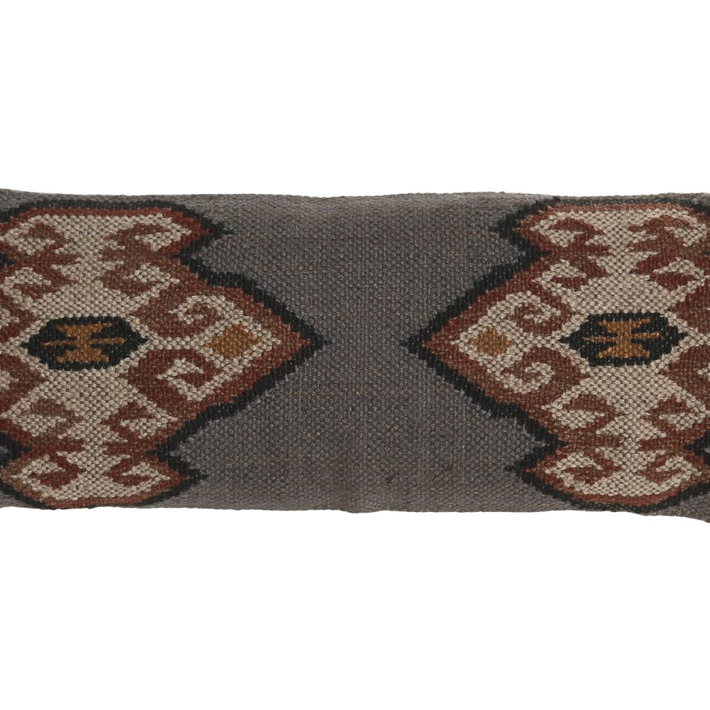 KILIM GRIS- Cojín 30 x 85 cm