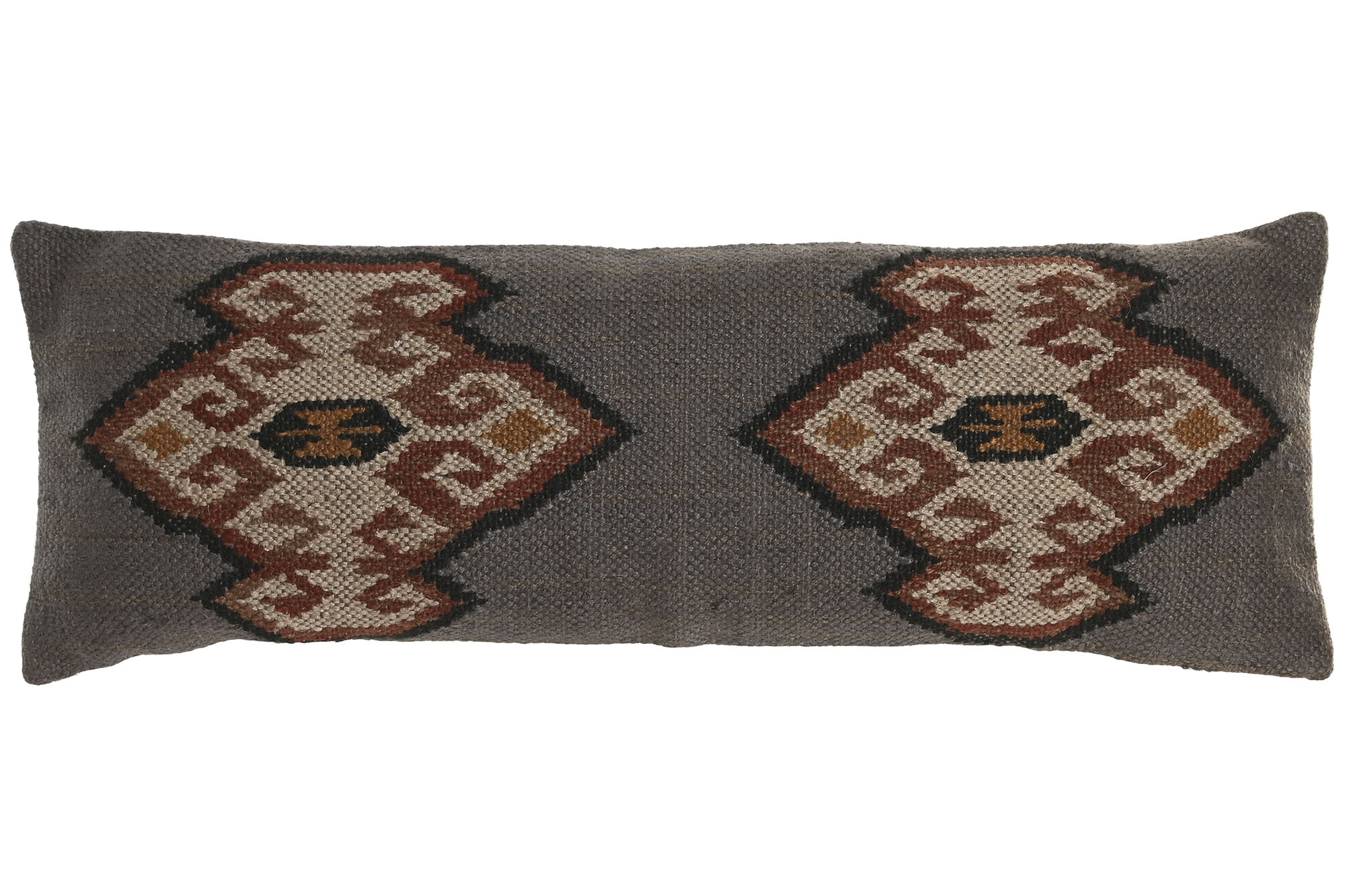 KILIM GRIS- Cojín 30 x 85 cm